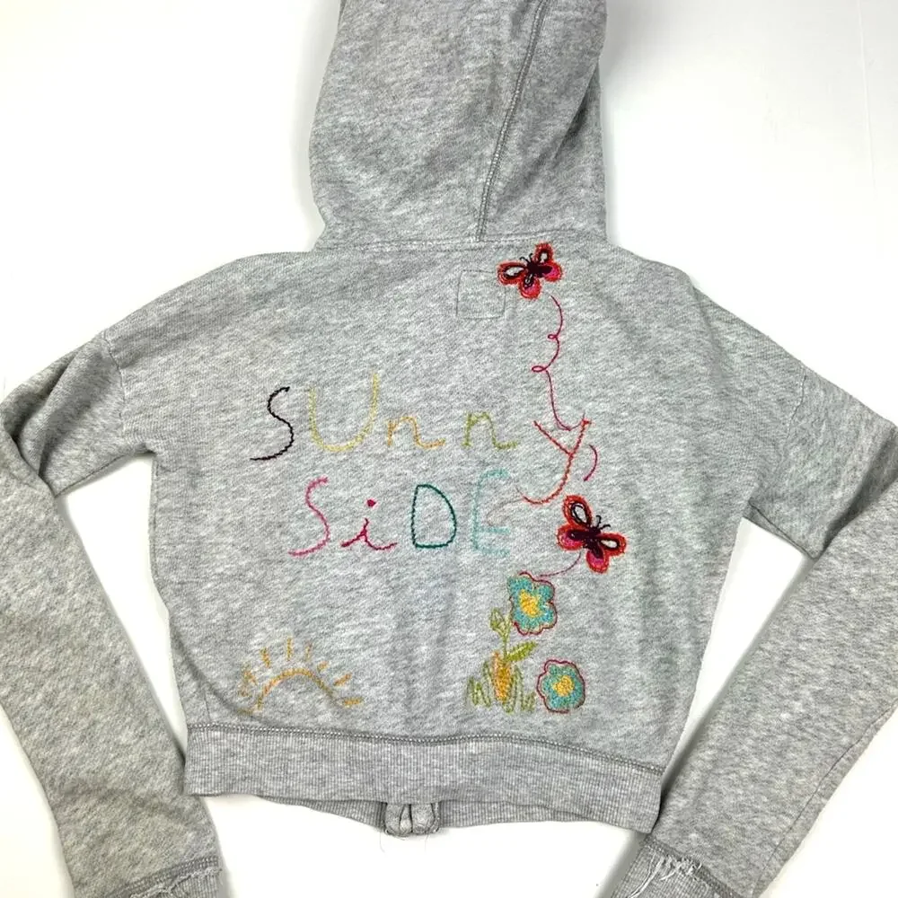 GAP Gray Kids Jacket with Flamingo Design